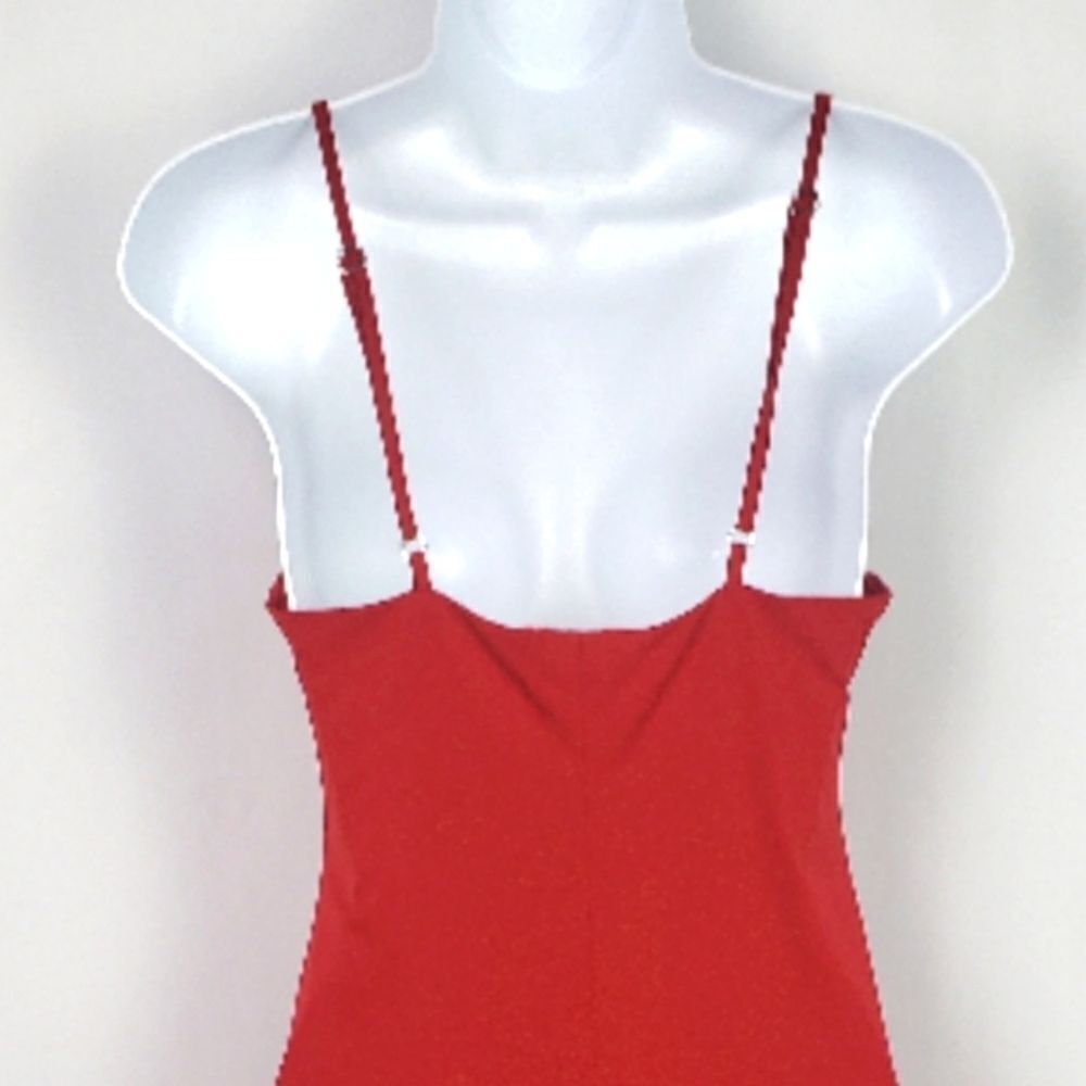 GUESS Red Ruched Dress - Picture 4 of 8